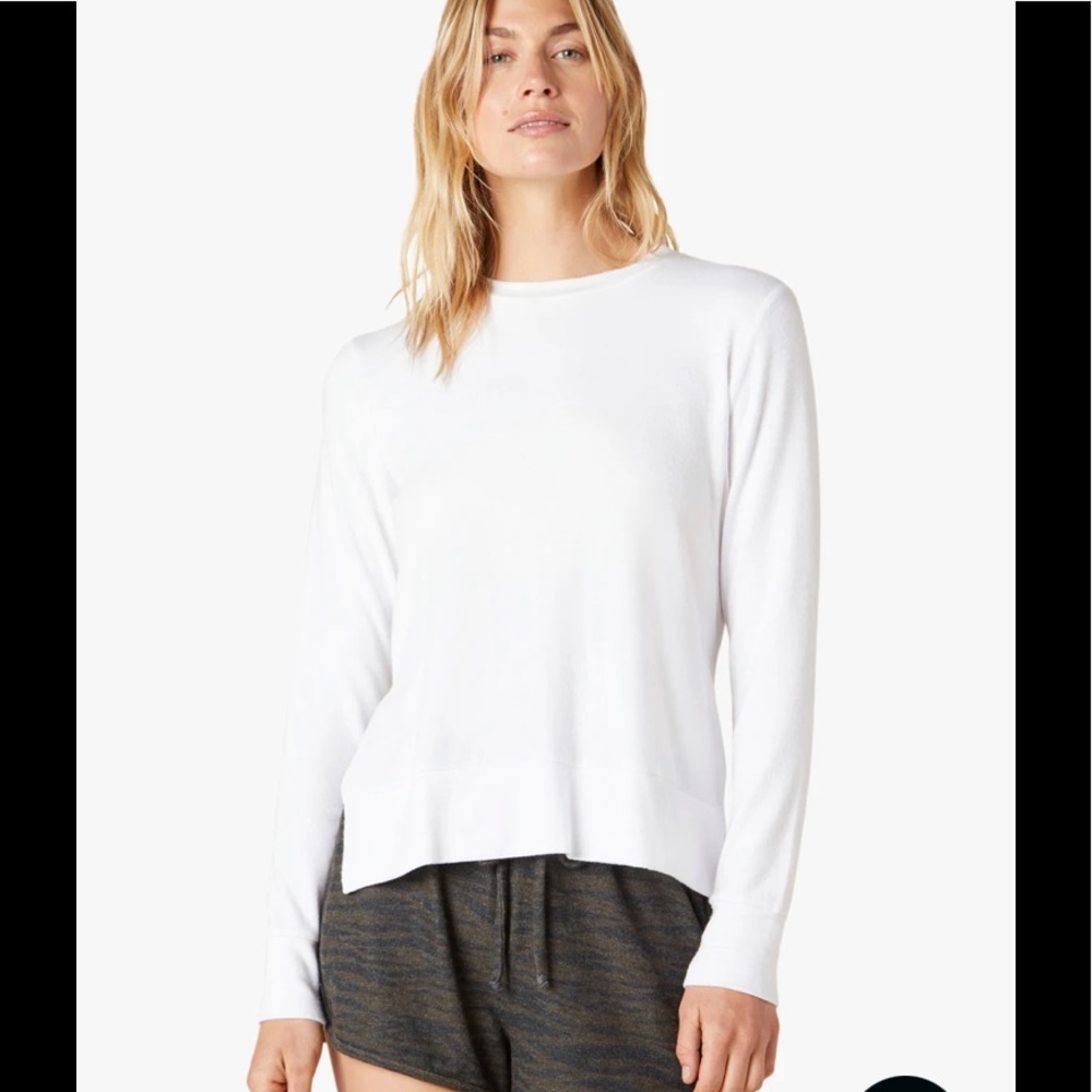 New Beyond Yoga x Peloton Just Chillin Long Sleeve Pullover Sz XS & Large - Picture 5 of 15